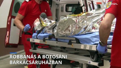 Robbanás a botosáni barkácsáruházban