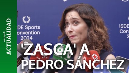 Ayuso: "Sánchez lleva palmando elecciones desde hace años"