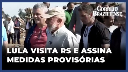 LULA VISITA RIO GRANDE DO SUL E ASSINA MEDIDAS PROVISÓRIAS