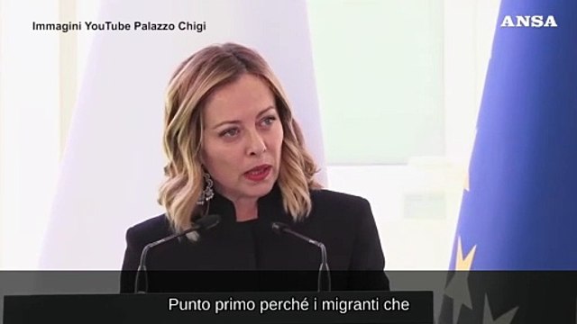 Meloni: In Albania un investimento per contenere i costi dei migranti