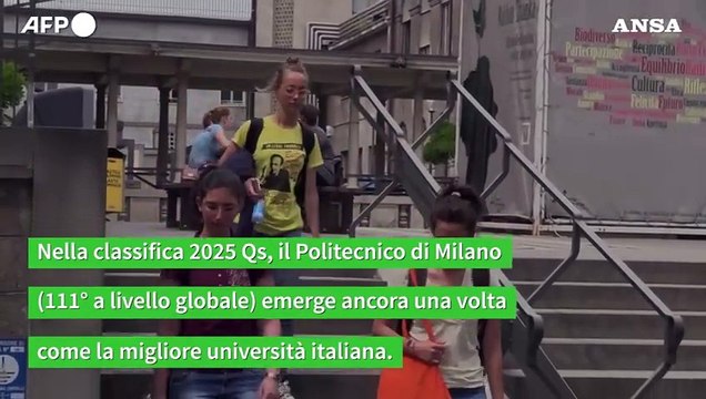 Universita', classifica Qs, Politecnico Milano primo per reputazione lavoro dei laureati