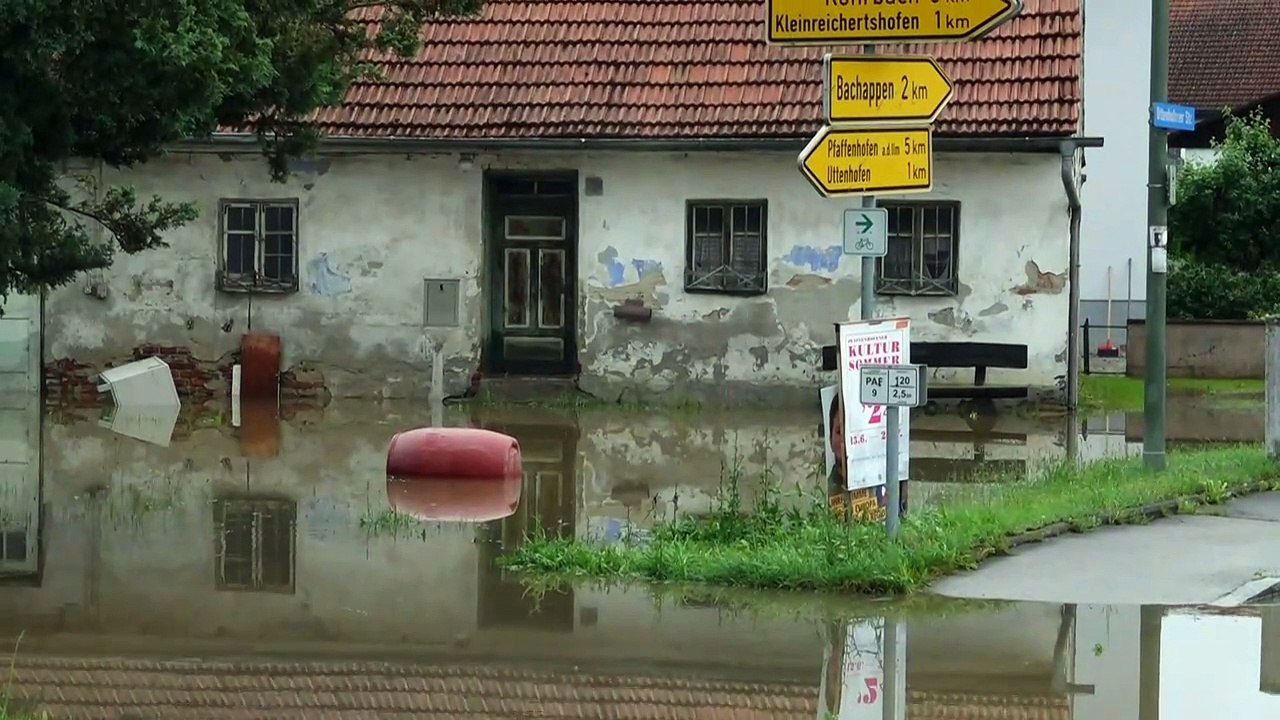 Milliardenschäden durch Hochwasser in Süddeutschland
