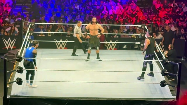 Drew McIntyre vs Damian Priest vs Jey Uso - WWE Live Event