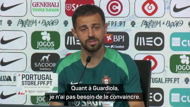 Portugal - Bernardo Silva : "Pas besoin de convaincre Guardiola pour Joao Neves"