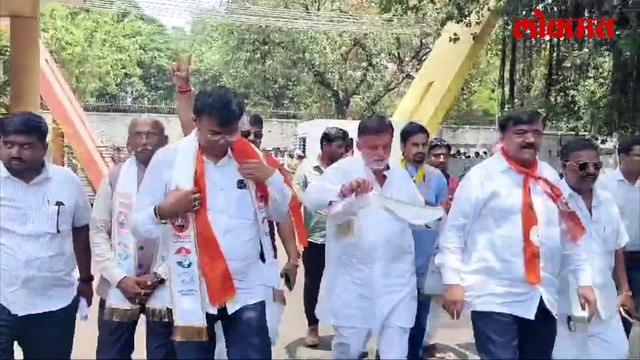 नाशिक विभाग मतदार संघाच्या उमेदवारी अर्ज भरण्याचा आजचा शेवटचा दिवस तुफान राडा..