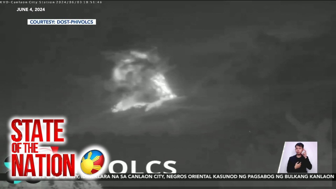 State of the Nation: PAGSABOG NG BULKANG KANLAON | SONA