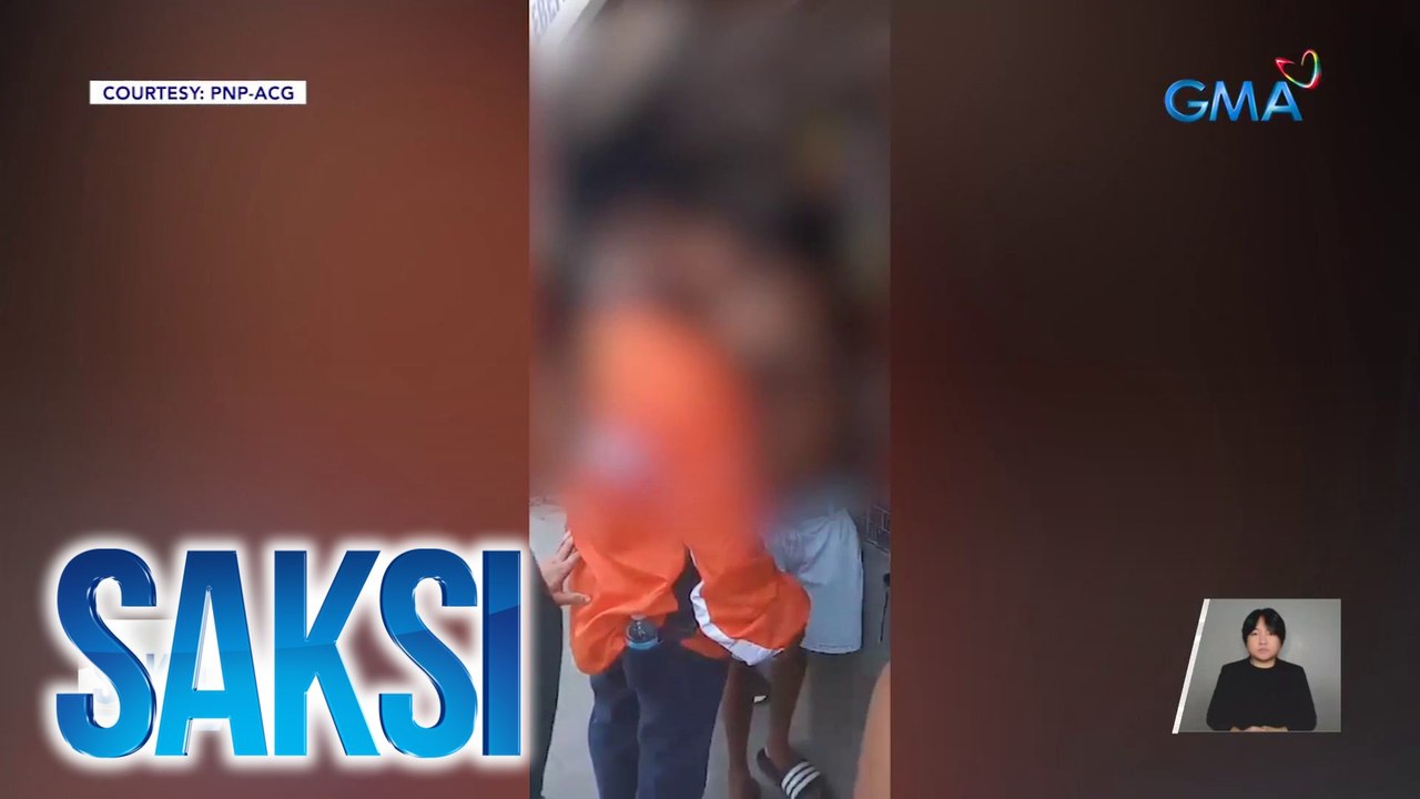 Lalaking nagbanta umanong ilalabas ang maselang video at litrato ng isang menor de edad, arestado | Saksi