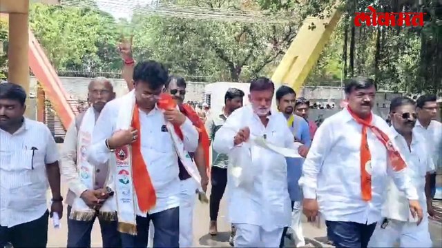 नाशिक विभाग मतदार संघाच्या उमेदवारी अर्ज भरण्याचा आजचा शेवटचा दिवस तुफान राडा..