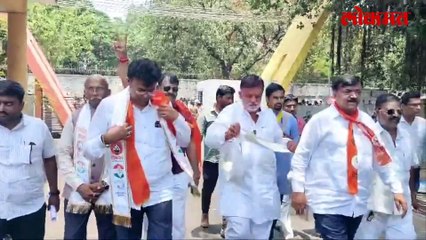 नाशिक विभाग मतदार संघाच्या उमेदवारी अर्ज भरण्याचा आजचा शेवटचा दिवस तुफान राडा..