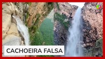 Turista descobre que maior cachoeira da China pode ser artificial e alimentada por cano