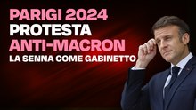La Senna come gabinetto: la folle protesta dei francesi contro Macron in vista delle Olimpiadi