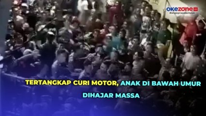 Tertangkap Curi Motor, Anak di Bawah Umur Dikepung Ratusan Massa di Surabaya