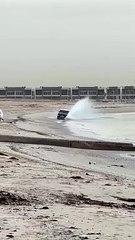 Jumping from a car accidently