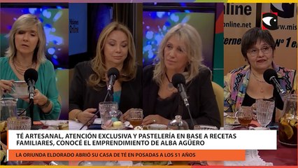 Té artesanal, atención exclusiva y pastelería en base a recetas familiares, conocé el emprendimiento de Alba Agüero