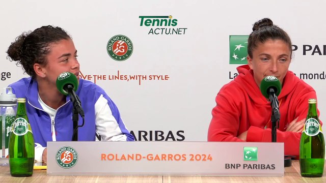 Tennis - Roland-Garros 2024 - Sara Errani and Jasmine Paolini in final : If I'm a helper Jasmine, I'll do it