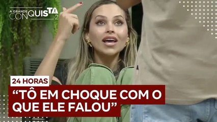 ‘Achei um absurdo o que ele fez comigo’, diz Any após gritos de Fernando  | A Grande Conquista