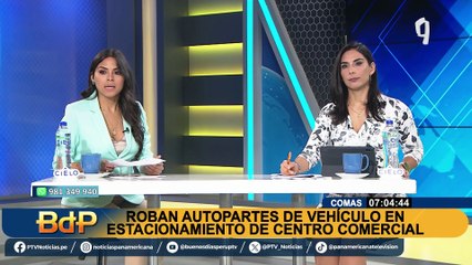¡Ya no hay zona segura!: Roban autopartes dentro de un centro comercial en Comas