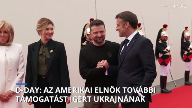 D-DAY: az amerikai elnök további hadi támogatást ígért Kijevnek