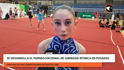 Se desarrolla el torneo nacional de gimnasia rítmica en Posadas
