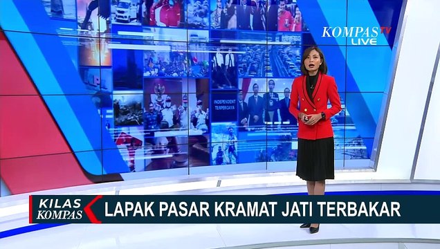 2 Lapak di Pasar Induk Kramat Jati Hangus Terbakar! Kerugian Ditaksir Capai Ratusan Juta Rupiah