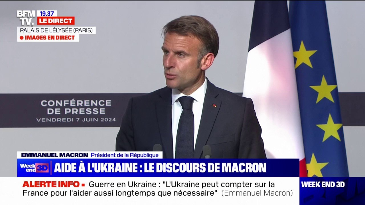 Emmanuel Macron à Volodymyr Zelensky: "Je veux te remercier pour ta présence hier, en Normandie"