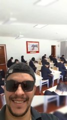 امتحانات كوريا الشمالية وحضور كيم جون اون