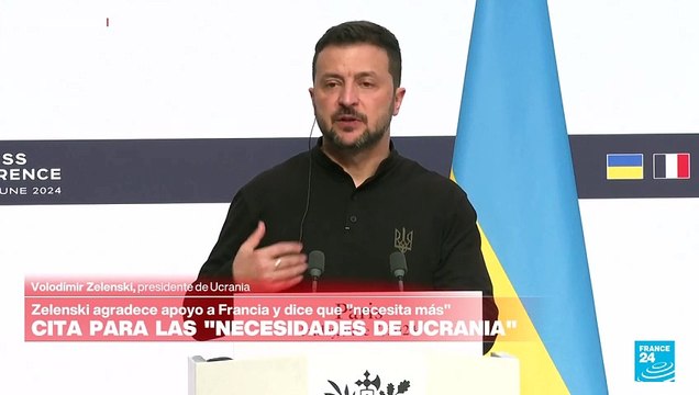 'Gracias por brindarnos la posibilidad de defender nuestras ciudades': Zelenski a Macron