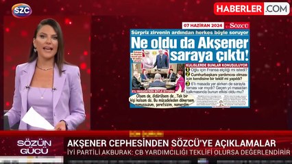 Sürpriz görüşmeyle ilgili Akşener cephesi sessizliğini bozdu: Cumhurbaşkanı yardımcılığı teklifi olursa değerlendirilir.