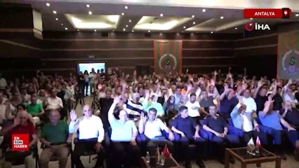 Alanyaspor'da başkanlığa tekrar Hasan Çavuşoğlu seçildi