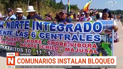 INSTALAN BLOQUEOS