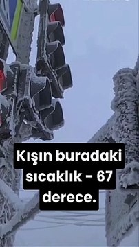 Burası dünyanın en soğuk yeri! Burada yaşamak ister miydin?