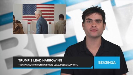 Trump's Conviction Leads to Narrowing Lead over Biden, Loses Over 20% Support from 'Double Haters' in Latest Poll