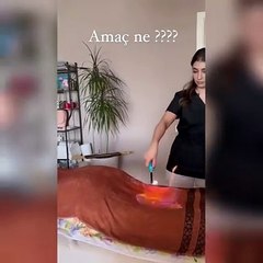 Soğuyan organları ısıtmak için adamı böyle yaktılar