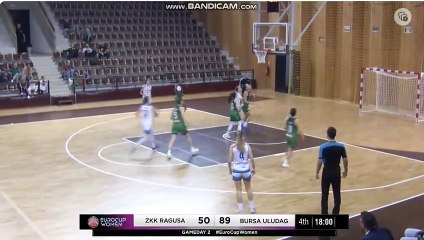Kadın basketbol maçında skandal görüntüler. Görenler hayretle izledi
