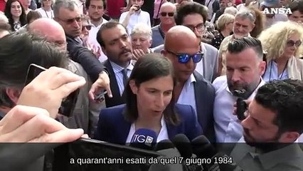 Berlinguer, Schlein: "Figura straordinaria, siamo molto legati"