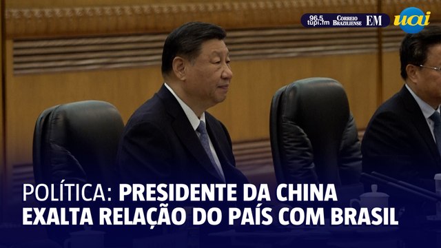 Geraldo Alckmin é recebido por presidente da China em visita ao país