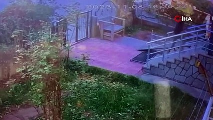 Bisiklet hırsızı önce kameraya sonra polise yakalandı