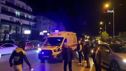 Vatandaşların otomobilin çarptığı yayayı hayatta tutma çabası yeterli olmadı
