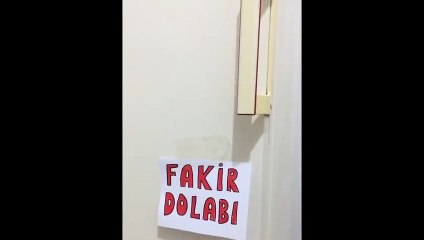 "Fakir Dolabı" videosu gündem oldu
