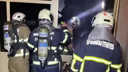 Sanayi sitesinde korkutan yangın