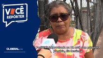 Passarela improvisada na BR está com estrutura precária, diz denúncia