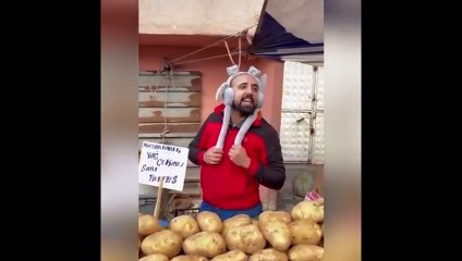Pazarcıdan Dilan Polat'a gönderme: "Engiiiiin, bana patates al"