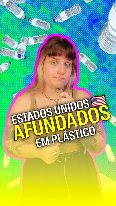 Estados Unidos afundados em plástico