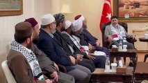 Erbaş, Filistinli Alimler Birliği Başkanı Tekruri ile görüştü
