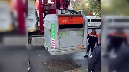 Günler sonra yere düşerek kurtuldu. İstanbul'un göbeğinde akıl almaz olay