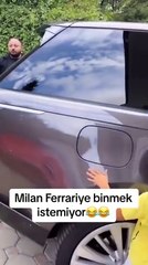 Dilan Polat'ın oğlu Milan'ın Ferrari'ye binmek istemedi video yeniden gündem oldu