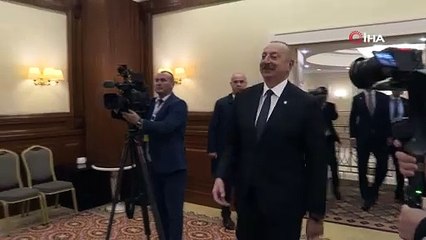 Cumhurbaşkanı Erdoğan, Aliyev ile görüştü