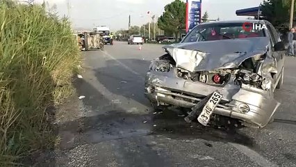 Kütahya'da trafik kazası: 3 yaralı