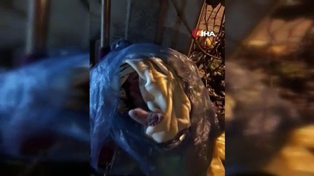 Bunun adı vicdansızlık. Çöp konteynerinde poşete sarılı yeni doğmuş bebek bulundu