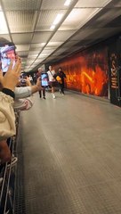 Muslera stattan böyle ayrıldı. Kolu askıya alındı